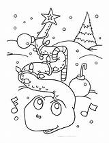 Coloring Christmas Topsy Land Pages Turvy Sully sketch template