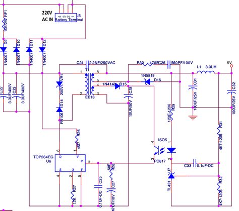 power supply schematic work electrical engineering