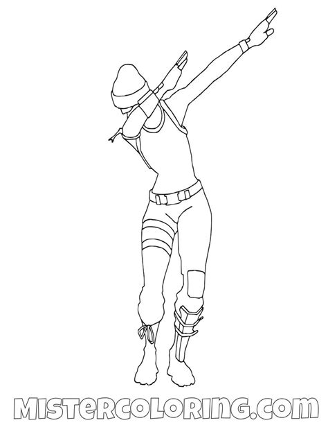 fortnite durr burger printable coloring page