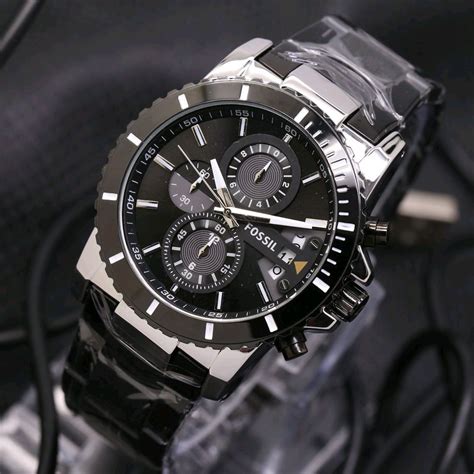 jual jam tangan terbaru pria fossil model ac chrono