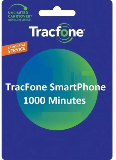Tracfone 1000 Minutes For Smart Phones Ebay