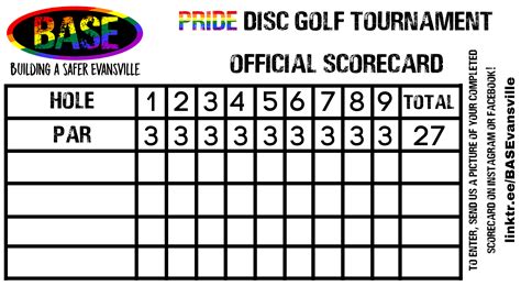 printable disc golf score cards printable word searches