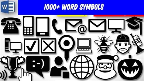 word symbols  icons