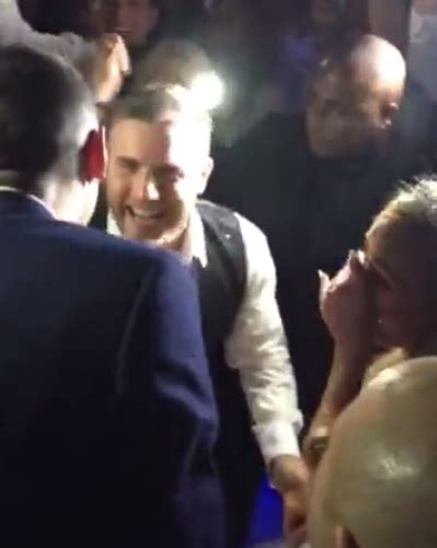 gary barlow stuns another couple by serenading them on wedding day