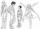 Coloring Justice Young Pages Martian Miss Characters Other sketch template