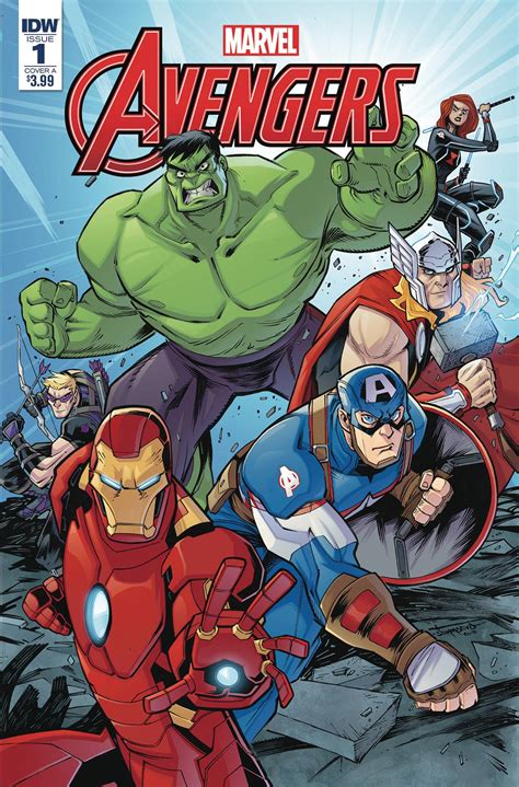 marvel action avengers  idw publishing  sommariva dees comics