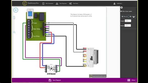 techforce pro access control  wiring diagram youtube