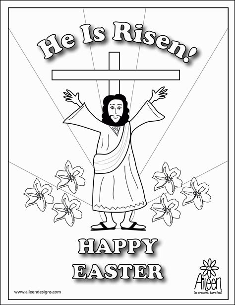 printable catholic easter coloring pages