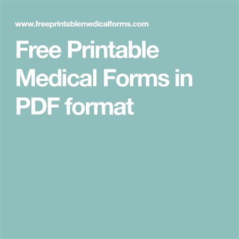 printable medical forms   format medical binder printables