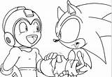 Man Megaman Sonic Trunks24 Welcomes Archie Comics sketch template