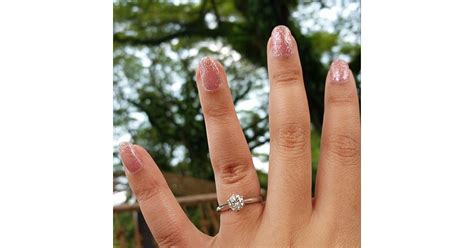 Stunning Sheen 50 Real Girl Engagement Rings To Swoon Over Popsugar