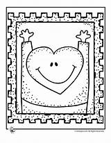 Stamp Coloring Pages Heart Kids Designlooter 95kb 880px Template sketch template