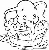Dumbo Coloring Pages Elephant Baby Disney Horse Drawing Bath Printable Colouring Mom Mandala Color Sheets Cartoon Book Print Wecoloringpage Getcolorings sketch template