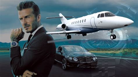 David Beckham New Cars Collection Private Jet