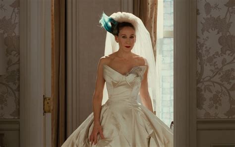 vivienne westwood wedding dress worn by sarah jessica parker as carrie bradshaw in sex and the