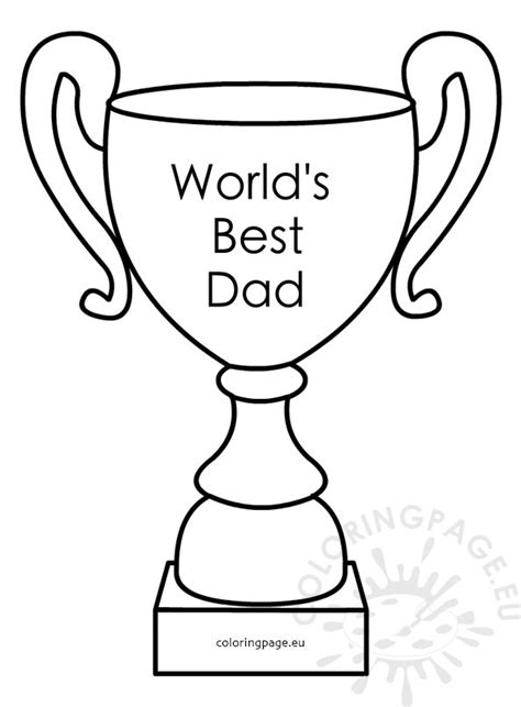 trophy coloring pages coloring home