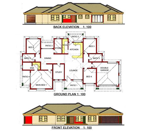 bedroom house plans south africa homeplancloud