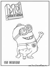 Coloring Minion Minions Pages Colouring Kids Happy Sheets Azcoloring sketch template