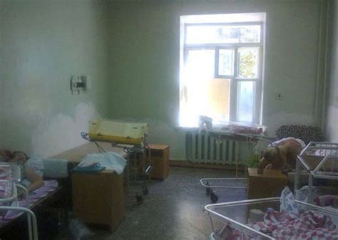 photographs   actual russian hospital    sick