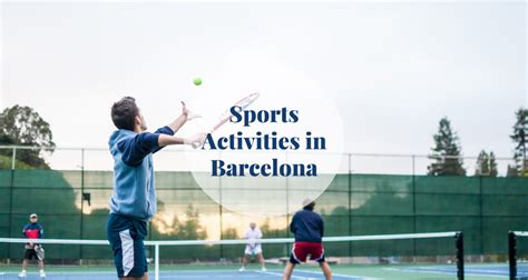 sports activities  barcelona barcelona home