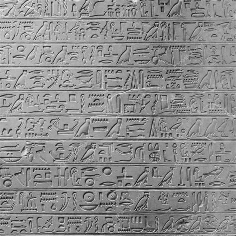 ancient egyptian hieroglyphs   wall stock photo  gilmanshin