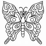 Butterfly Coloring Pages Butterflies Drawing Sheets Colour Cute Colouring Color Easy Kids Clipart Beautiful Printable Drawings Line Wallpaper Print Insects sketch template