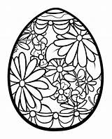 Egg Easter Designs Coloring Pages Colouring Eggs Computer Patterns sketch template