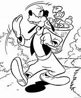 Coloring4free Goofy Coloring Pages Skiing Cartoon Printable Popcorn sketch template