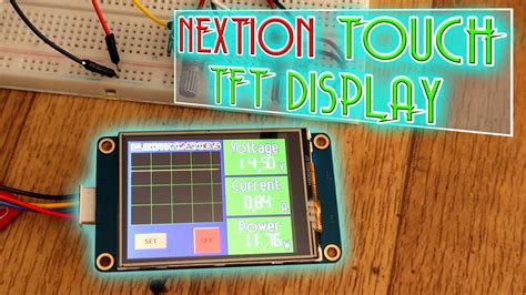 nextion tft arduino wave scope analog