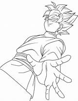 Rose Lineart Ssj Ball Dragon Saodvd Deviantart Goku sketch template
