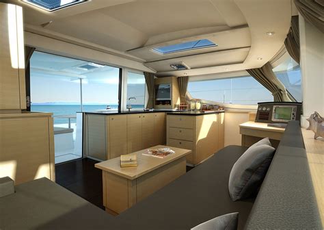 helia  interior boat interior boat galley yacht interior