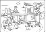 Playmobil Ausmalen Zum Polizei Okanaganchild Kinderbilder sketch template