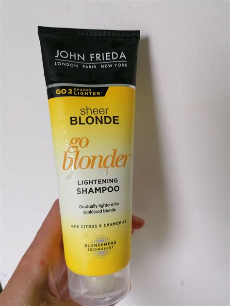 john frieda blonde  blonder lightening shampoo reviews  shampoo chickadvisor page