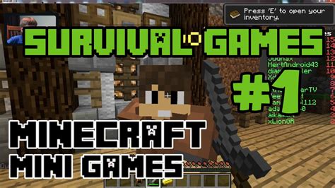 lets play minecraft hunger games part 1 youtube