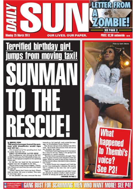 sunman   rescue daily sun news analysis politicsweb