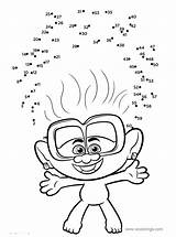 Trolls Timmy Coloriage Dessin Xcolorings Noncommercial sketch template