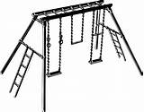 Swing Set Clipart Clip Swings Drawing Playground Cliparts Clipartpanda Climbing Pixabay Graphic Getdrawings Library Clker Codes Insertion sketch template