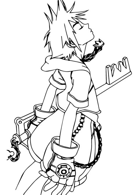 kingdom hearts coloring pages books    printable