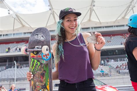monster energy s lizzie armanto takes silver in women s skateboard park