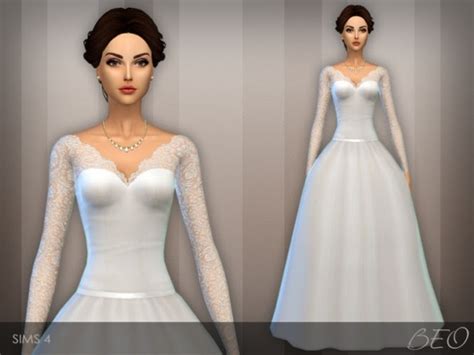 dress wedding wedding ubb sims  updates ubb  ts cc downloads
