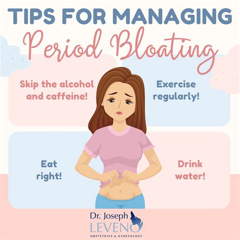 tips  managing period bloating dr joseph leveno