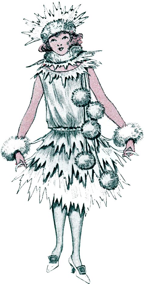 christmas snowball costume the graphics fairy