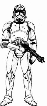 Trooper Armor sketch template