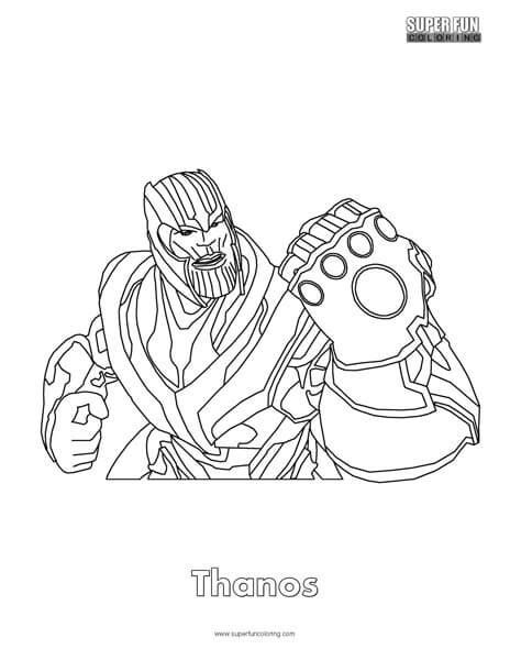 thanos fortnite coloring page super fun coloring