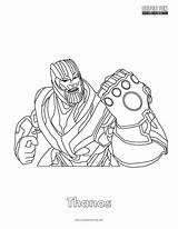 Coloring Pages Thanos Fortnite Printable Print Color Super Avengers Fun Superfuncoloring Skin Gauntlet Books Sheets Cool Kids Infinity Omega Coloriage sketch template