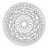 Celtic Mandala Coloring Looking Drawing Pages Adult sketch template