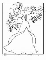 Fairy Princess Coloring Pages Ice Colouring Popular Coloringhome sketch template