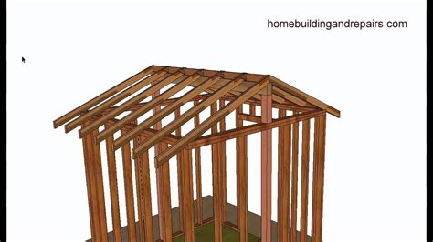 vaulted  cathedral roof framing basics home building  remodeling tips youtube