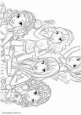 Lego Friends Coloring Pages Print Printable Look Other sketch template