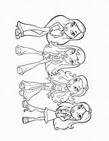 Coloring Pages Girls Cute Girl Kids Sheets Color Pretty Bratz Print Disney Printable Source Dodgeball Odd Dr Beautiful Startcoloring Long sketch template